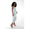 image:imageHawaii Hangover Womens Hawaiian Luau Halter Floral Print Dress in Pacific PalmPacific Palm Cream