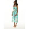 image:imageHawaii Hangover Womens Hawaiian Luau Halter Floral Print Dress in Pineapple GardenPineapple Garden Turquoise