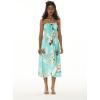 image:imageHawaii Hangover Womens Hawaiian Luau Halter Floral Print Dress in Pineapple GardenPineapple Garden Turquoise