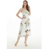 image:imageHawaii Hangover Womens Hawaiian Luau Halter Floral Print Dress in Pineapple GardenPineapple Garden White