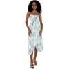 image:imageHawaii Hangover Womens Hawaiian Luau Halter Floral Print Dress in Pacific PalmPacific Palm Cream