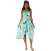 image:imageHawaii Hangover Womens Hawaiian Luau Halter Floral Print Dress in Pineapple GardenPineapple Garden Turquoise