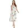 image:imageHawaii Hangover Womens Hawaiian Luau Halter Floral Print Dress in Pineapple GardenPineapple Garden White