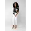image:imageWomens Hawaiian Tie Front Crop Top Aloha Shirt in Pineapple GardenPineapple Garden Black