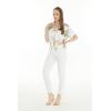 image:imageWomens Hawaiian Tie Front Crop Top Aloha Shirt in Pineapple GardenPineapple Garden White