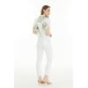image:imageWomens Hawaiian Tie Front Crop Top Aloha Shirt in Pineapple GardenPineapple Garden White