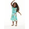 image:imageGirl Ruffle Wrap Hawaiian Luau Dress in Pineapple GardenPineapple Garden Turquoise