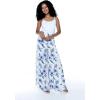 image:imageMatchable Couple Hawaiian Luau Shirt Smock Top Wide Legged Pants in Day Dream BloomWomen Midnight Bloom Wid Legged Pants