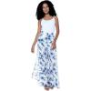 image:imageMatchable Couple Hawaiian Luau Shirt Smock Top Wide Legged Pants in Day Dream BloomWomen Midnight Bloom Wid Legged Pants