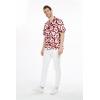 image:imageHawaii Hangover Hawaiian Shirt Aloha Shirt in Classic Hibiscus RedVintage Classic Hibiscus  Burgundy
