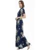 image:imageMatchable Family Hawaiian Luau Men Women Girl Boy Clothes in Pineapple Garden NavyWomen Wide Legged Jumpsuit