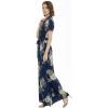 image:imageMatchable Family Hawaiian Luau Men Women Girl Boy Clothes in Pineapple Garden NavyWomen Wide Legged Jumpsuit