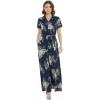 image:imageMatchable Family Hawaiian Luau Men Women Girl Boy Clothes in Pineapple Garden NavyWomen Wide Legged Jumpsuit