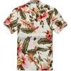 image:imageCouple Matching Hawaiian Luau Aloha Shirt Maxi Ruffle Sleeve Dress in RafelsiaCream Rafelsia