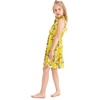 image:imageGirl Hawaiian Collar Shirt Dress in Garden Poppy Yellow