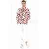 image:imageHawaii Hangover Mens Hawaiian Long Sleeve Shirt Aloha Shirt Flamingo in Love WhiteVintage Classic Hibiscus  Burgundy