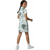 image:imageHawaii Hangover Family Matching Tropical Polo Shirts amp Polo Dresses  Wispy Cereus Light Blue Resort Golf OutfitsGirl Polo Dress Tropical Print