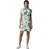 image:imageHawaii Hangover Family Matching Tropical Polo Shirts amp Polo Dresses  Wispy Cereus Light Blue Resort Golf OutfitsWomen Polo Dress Tropical Print