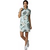 image:imageHawaii Hangover Family Matching Tropical Polo Shirts amp Polo Dresses  Wispy Cereus Light Blue Resort Golf OutfitsWomen Polo Dress Tropical Print