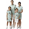 image:imageHawaii Hangover Family Matching Tropical Polo Shirts amp Polo Dresses  Wispy Cereus Light Blue Resort Golf OutfitsMen Polo Shirt Resort Solid