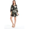 image:imageFamily Matching Hawaiian Clothes Wispy Cereus Black  Lightweight 100 rayon  Family matching outfits  Tropical floral print  Beach vacations  Luaus  Cruises  Family photosWomen Kimono Cardigan