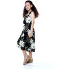 image:imageFamily Matching Hawaiian Clothes Wispy Cereus Black  Lightweight 100 rayon  Family matching outfits  Tropical floral print  Beach vacations  Luaus  Cruises  Family photosGirl Wrap