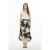 image:imageFamily Matching Hawaiian Clothes Wispy Cereus Black  Lightweight 100 rayon  Family matching outfits  Tropical floral print  Beach vacations  Luaus  Cruises  Family photosWomen Wrap Ruffle Skirt