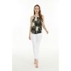 image:imageFamily Matching Hawaiian Clothes Wispy Cereus Black  Lightweight 100 rayon  Family matching outfits  Tropical floral print  Beach vacations  Luaus  Cruises  Family photosWomen Spaghetti Strap Top