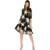 image:imageFamily Matching Hawaiian Clothes Wispy Cereus Black  Lightweight 100 rayon  Family matching outfits  Tropical floral print  Beach vacations  Luaus  Cruises  Family photosWomen 34 Sleeve