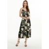 image:imageFamily Matching Hawaiian Clothes Wispy Cereus Black  Lightweight 100 rayon  Family matching outfits  Tropical floral print  Beach vacations  Luaus  Cruises  Family photosWomen Tiered