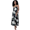 image:imageFamily Matching Hawaiian Clothes Wispy Cereus Black  Lightweight 100 rayon  Family matching outfits  Tropical floral print  Beach vacations  Luaus  Cruises  Family photosWomen Maxi Ruffle