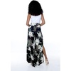 image:imageFamily Matching Hawaiian Clothes Wispy Cereus Black  Lightweight 100 rayon  Family matching outfits  Tropical floral print  Beach vacations  Luaus  Cruises  Family photosWomen Wide Leg Pants