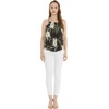 image:imageFamily Matching Hawaiian Clothes Wispy Cereus Black  Lightweight 100 rayon  Family matching outfits  Tropical floral print  Beach vacations  Luaus  Cruises  Family photosWomen Spaghetti Strap Top