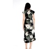image:imageFamily Matching Hawaiian Clothes Wispy Cereus Black  Lightweight 100 rayon  Family matching outfits  Tropical floral print  Beach vacations  Luaus  Cruises  Family photosWomen Wrap Ruffle