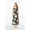 image:imageFamily Matching Hawaiian Clothes Wispy Cereus Black  Lightweight 100 rayon  Family matching outfits  Tropical floral print  Beach vacations  Luaus  Cruises  Family photosWomen Sweet Heart Maxi