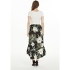 image:imageFamily Matching Hawaiian Clothes Wispy Cereus Black  Lightweight 100 rayon  Family matching outfits  Tropical floral print  Beach vacations  Luaus  Cruises  Family photosWomen Wrap Ruffle Skirt