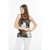 image:imageFamily Matching Hawaiian Clothes Wispy Cereus Black  Lightweight 100 rayon  Family matching outfits  Tropical floral print  Beach vacations  Luaus  Cruises  Family photosWomen Tank Top