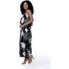 image:imageFamily Matching Hawaiian Clothes Wispy Cereus Black  Lightweight 100 rayon  Family matching outfits  Tropical floral print  Beach vacations  Luaus  Cruises  Family photosWomen Maxi Ruffle