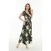 image:imageFamily Matching Hawaiian Clothes Wispy Cereus Black  Lightweight 100 rayon  Family matching outfits  Tropical floral print  Beach vacations  Luaus  Cruises  Family photosWomen Maxi Rahee