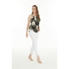 image:imageFamily Matching Hawaiian Clothes Wispy Cereus Black  Lightweight 100 rayon  Family matching outfits  Tropical floral print  Beach vacations  Luaus  Cruises  Family photosWomen Spaghetti Strap Top