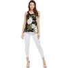 image:imageFamily Matching Hawaiian Clothes Wispy Cereus Black  Lightweight 100 rayon  Family matching outfits  Tropical floral print  Beach vacations  Luaus  Cruises  Family photosWomen Tank Top