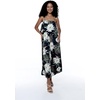 image:imageFamily Matching Hawaiian Clothes Wispy Cereus Black  Lightweight 100 rayon  Family matching outfits  Tropical floral print  Beach vacations  Luaus  Cruises  Family photosWomen Maxi Ruffle