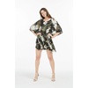 image:imageFamily Matching Hawaiian Clothes Wispy Cereus Black  Lightweight 100 rayon  Family matching outfits  Tropical floral print  Beach vacations  Luaus  Cruises  Family photosWomen Short Poncho