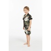 image:imageFamily Matching Hawaiian Clothes Wispy Cereus Black  Lightweight 100 rayon  Family matching outfits  Tropical floral print  Beach vacations  Luaus  Cruises  Family photosBoy Short Sleeve