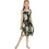 image:imageFamily Matching Hawaiian Clothes Wispy Cereus Black  Lightweight 100 rayon  Family matching outfits  Tropical floral print  Beach vacations  Luaus  Cruises  Family photosGirl Elastic Top Strap