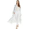 image:imageHawaii Hangover Family Matching Hawaiian Clothes Day Dream Bloom  Family matching Hawaiian outfits Day Dream Bloom lightweight rayon machine washable tropical floral print luaus cruisesWomen Maxi Kimono Cardigan