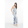 image:imageHawaii Hangover Family Matching Hawaiian Clothes Day Dream Bloom  Family matching Hawaiian outfits Day Dream Bloom lightweight rayon machine washable tropical floral print luaus cruisesWomen V Neck Jumpsuit