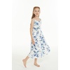 image:imageHawaii Hangover Family Matching Hawaiian Clothes Day Dream Bloom  Family matching Hawaiian outfits Day Dream Bloom lightweight rayon machine washable tropical floral print luaus cruisesGirl Maxi Tiered