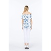 image:imageHawaii Hangover Family Matching Hawaiian Clothes Day Dream Bloom  Family matching Hawaiian outfits Day Dream Bloom lightweight rayon machine washable tropical floral print luaus cruisesWomen Offshoulder Ruffle Top