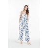 image:imageHawaii Hangover Family Matching Hawaiian Clothes Day Dream Bloom  Family matching Hawaiian outfits Day Dream Bloom lightweight rayon machine washable tropical floral print luaus cruisesWomen V Neck Jumpsuit